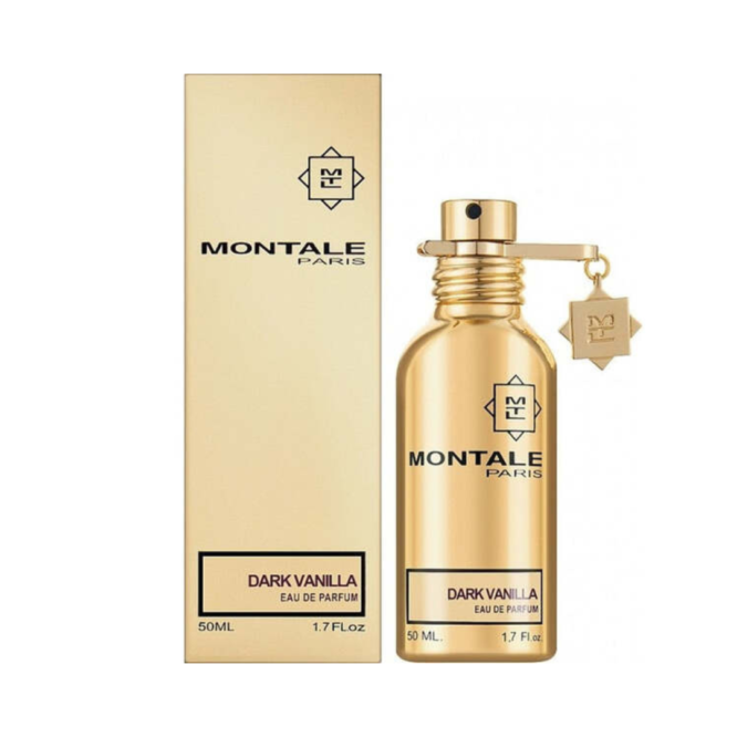 Montale Dark Vanilla Eau de Parfum 50ml Spray - Indulge in rich vanilla notes blended with floral and woody elements for a luxurious fragrance experience.