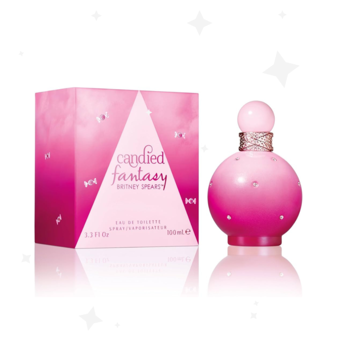 Britney Spears Candied Fantasy Eau de Toilette 100ml Spray - Delightful fragrance with sweet notes for a playful and vibrant scent experience.