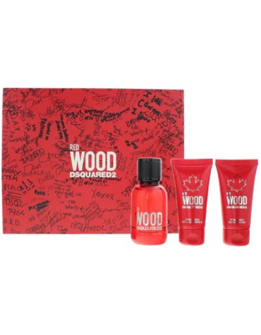 DSquared² Red Wood Gift Set featuring 50ml EDT