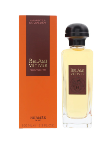 Hermès Bel Ami Vetiver Eau de Toilette 100ml Spray - Iconic fragrance featuring earthy vetiver notes