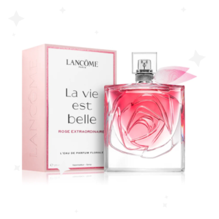 Lancôme La Vie Est Belle Rose Extraordinaire Eau de Parfum 100ml Spray in an elegant bottle