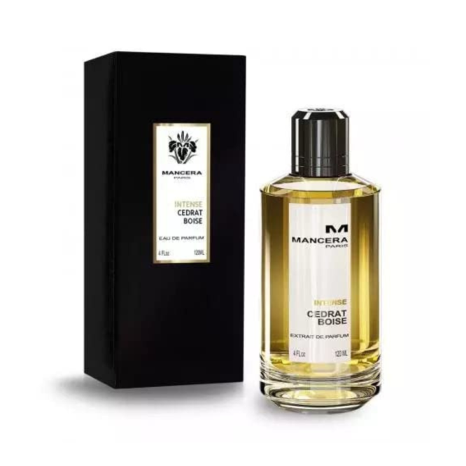 Luxury Mancera Intense Cedrat Boise Eau de Parfum 120ml spray offers a vibrant blend of citrus and woody notes for a refreshing and long-lasting scent.