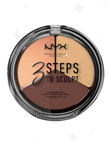 NYX 3 Steps to Sculpt Face Palette in Light - 5g: Contour