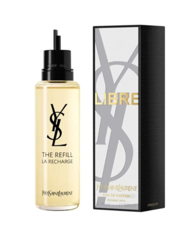 Yves Saint Laurent Libre Eau de Parfum 100ml Refill bottle featuring a luxurious scent blend