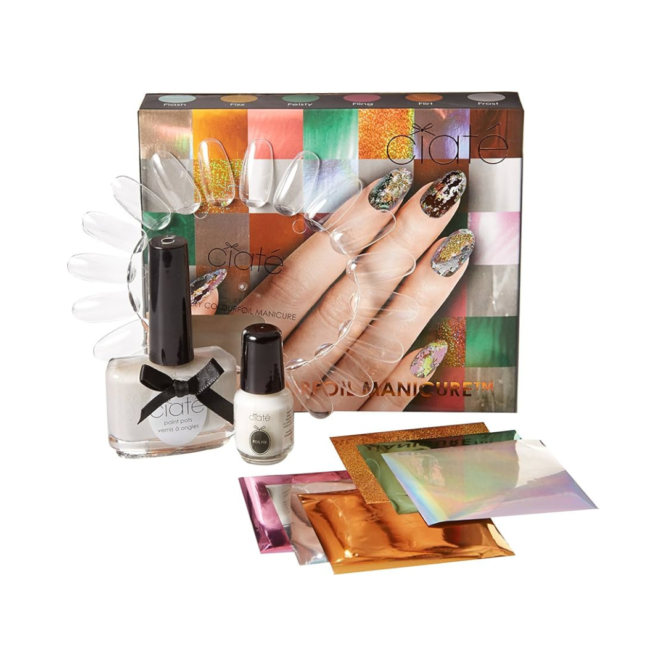 Deluxe Ciaté Very Colourfoil Manicure Wonderland Gift Set featuring vibrant nail foils