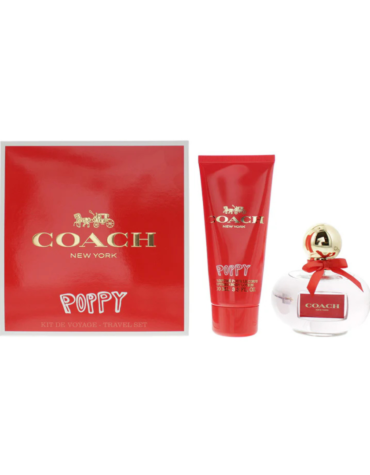 Coach Poppy Gift Set featuring 100ml EDP and 100ml Body Lotion