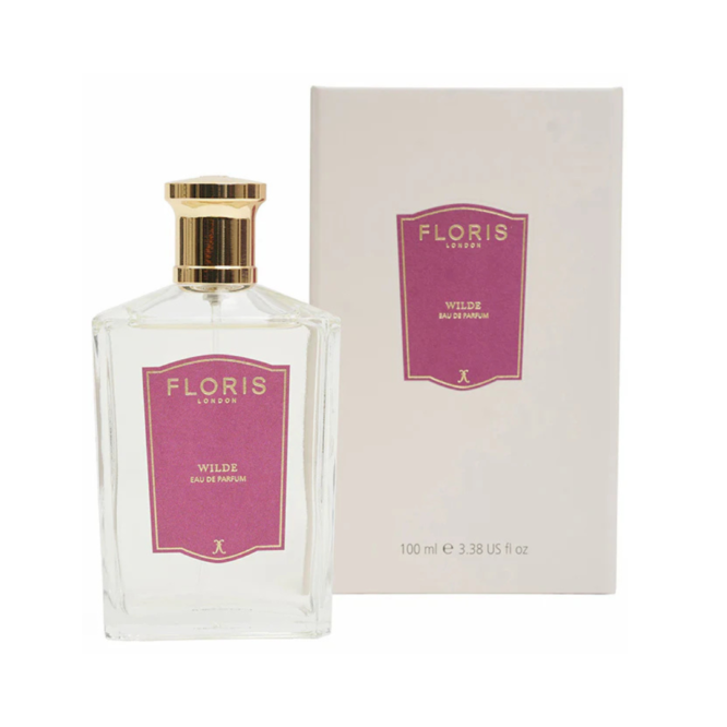 Floris Wilde Eau de Parfum 50ml Spray bottle showcasing a luxurious floral fragrance with hints of spice and woods