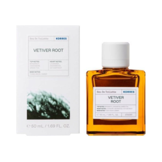 Korres Vetiver Root Eau de Toilette 50ml Spray - Refreshing fragrance for men