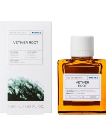 Korres Vetiver Root Eau de Toilette 50ml Spray - Refreshing fragrance for men