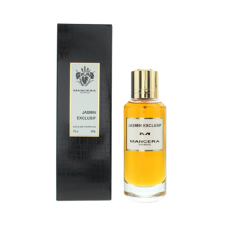 Elegant Mancera Jasmin Exclusif Eau de Parfum 60ml Spray featuring a luxurious floral scent