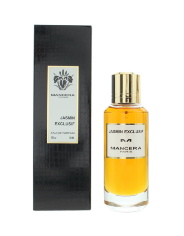 Elegant Mancera Jasmin Exclusif Eau de Parfum 60ml Spray featuring a luxurious floral scent