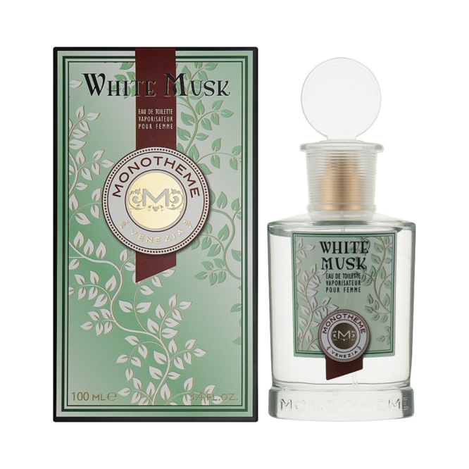 Monotheme White Musk Eau de Toilette 100ml Spray - enchanting fragrance blend of floral and musky notes for a refreshing