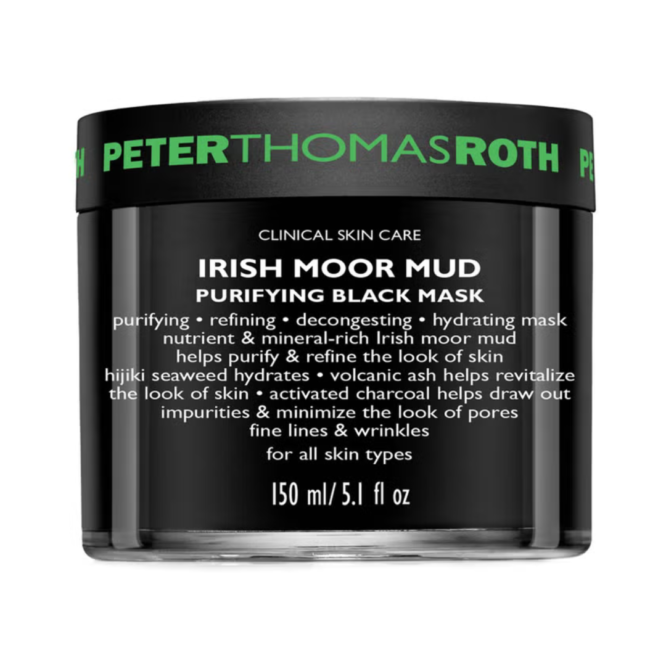 Peter Thomas Roth Irish Moor Mud Mask 150ml - Revitalizing face mask with nourishing Irish Moor mud for clearer