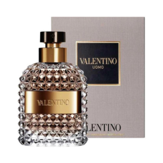 Valentino Uomo Eau de Toilette 100ml Spray 2019 Edition - Luxurious Italian fragrance featuring notes of leather